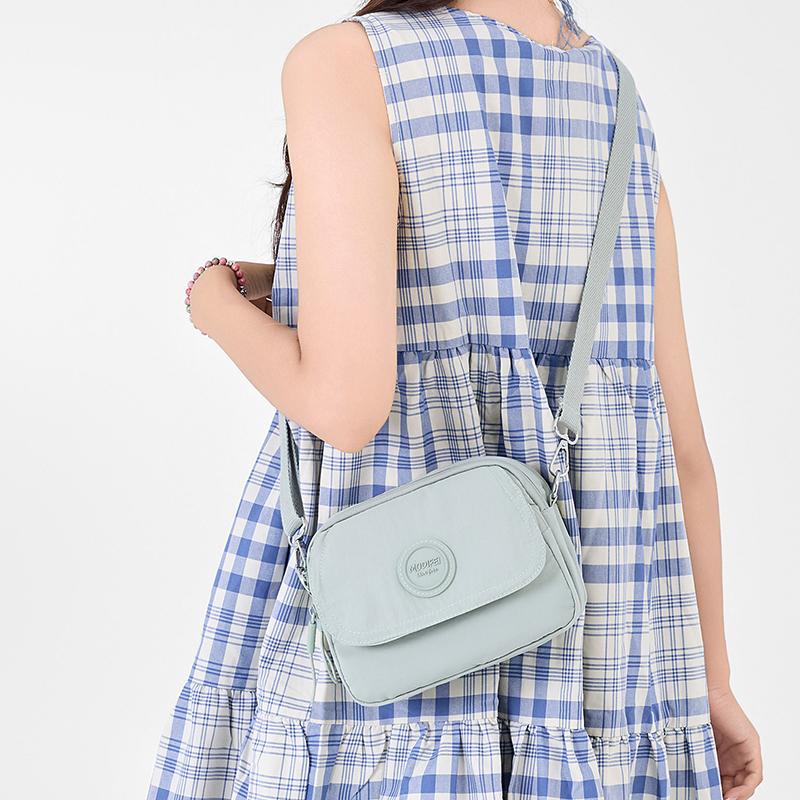 Women's Crossbody Bag Multi-compartment Mobile Phone Bag Solid Color Shoulder Bag