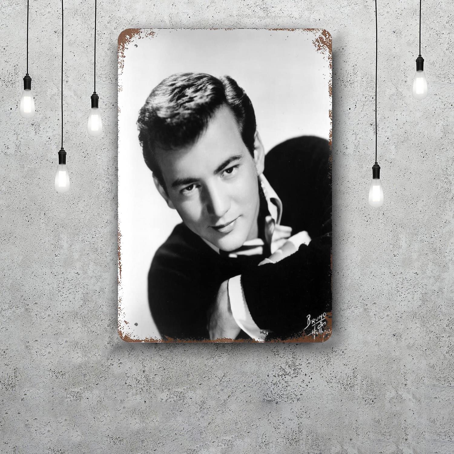 

bobby darin actor Metal Signs wall decor Vintage Tin Signs Captain Metal Poster Decor for Bar Pub Club Wall Decoration 20x30cm（7.8x11.8inch）