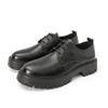 Herren Oxfords Kleid Schuhe Dicke Sohle Formell Business Braun Leder Plateauschuhe Smoking Hochzeitsschuhe Übergröße