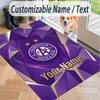 Custom Text Printed Rug Austria Wien FC Non Slip Floor Carpet For Home Room Decor