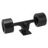 Skateboard Truck and Wheels 82A Hardness High Acuracy Stable Skateboard Accessories for Electric Skateboards Black