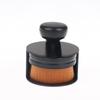 Ergonomics Round Handle Brush With Storage Racks For Car Lnterior Cleaning And Blush And Loose Powder Brush