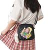Japanese College Style Lolita Love Transparent Crossbody Pain Bag Soft Girl Extremely Simple Style Small Square Bag Student Party Shoulder Bag