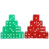 Spielsteine Quadratischer Block Matheunterricht Lernspielzeug Würfel Kleine Bunte Acryl Sechsseitige Würfel Würfel mit Punkten
