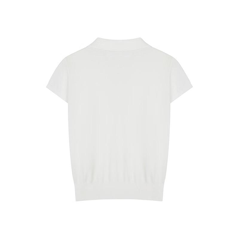 Teenie Weenie Women's Short Sleeve Polo Knit Top