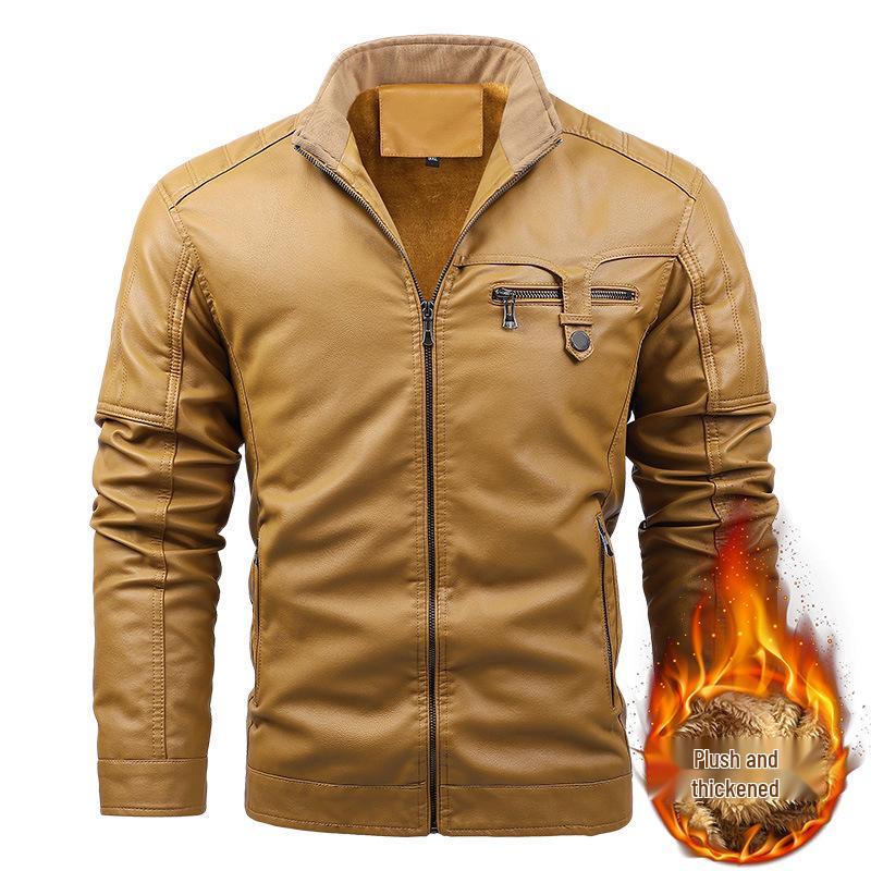 Men's European PU Leather Jacket 2188