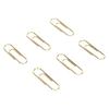 1.1in 100pcs Paper Clips Rust Prevention Increased Slip Resistance Portable Metallic Paper Clips for   Daily Use
