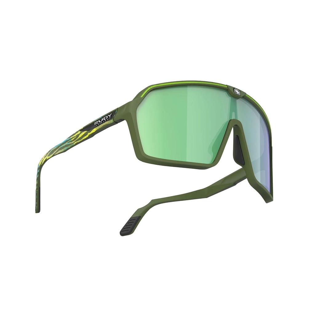 RUDYPROJECT Spinshield Olive Green Sunglasses, Matte/Multi-Laser SP724113-0000