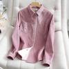 Shirt for Women    Oversize Cotton Loose Blouse Casual Long Sleeve Pullover Soft Loose Shirt Top