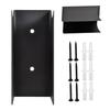 2 Pieces Steel Wall Mount Anti-Slip Organization Garage Tool Organization Curved Groove Metal Tool Rack Gardening Tool Storage