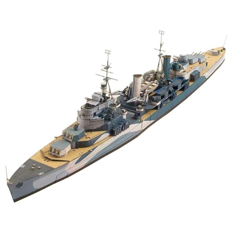 

3D assembly model paper craft boat 1/400 scale (Belfast light cruiser)