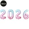 40Inch Big Foil Birthday Balloons Helium Number Balloon 2026Happy New Year Wedding Party Decorations Shower Large Figures Globos