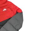 Nike Youth Sports Casual Hooded Windproof Warm Jacket Kids jackets Red Gray DO3687-010