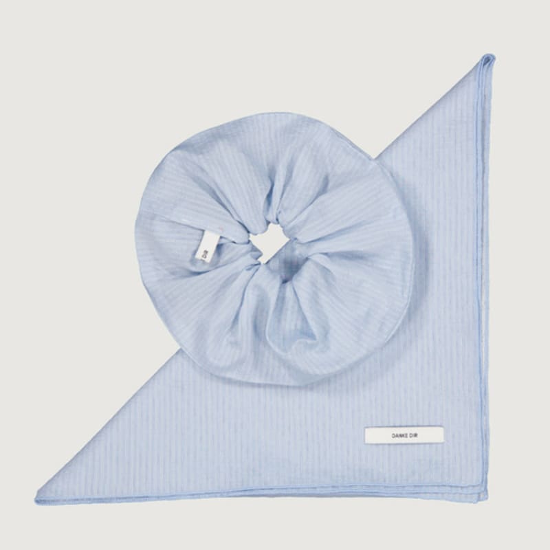 dankedir Silk striped headscarf scrunchies set -3color