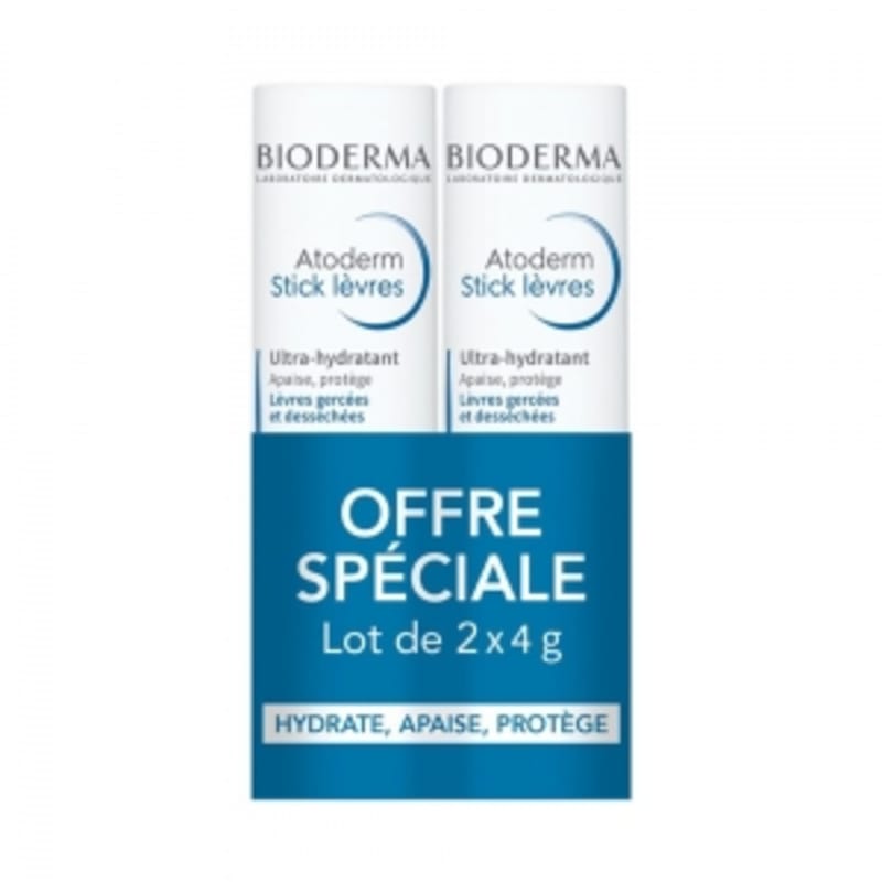 

Bioderma Atoderm Lip Balm 4g x 2