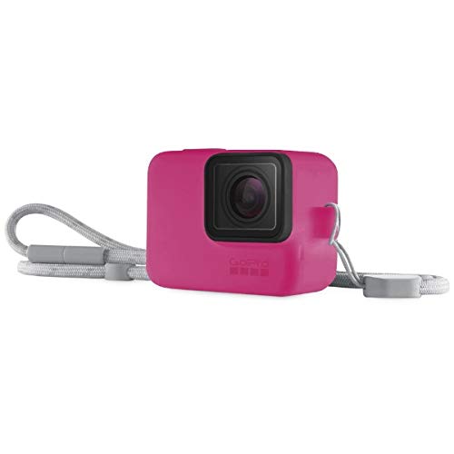 GoPro ACSST-011 Electric Pink Sleeve and Lanyard for HERO7 HERO6 HERO5