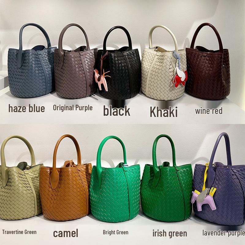 Ručně tkaná letní taška přes rameno z ovčí kůže pro ženy