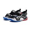 Anta Fashionable Trendy Non-Slip Durable Childrens Sandals Kids Sandals Black Silver White 312439972-3