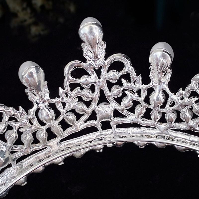 Elegant Bridal Tiara with Rhinestones Adjustable Crown for Wedding and Pageants Elegant Hairpiece Hair Accessories