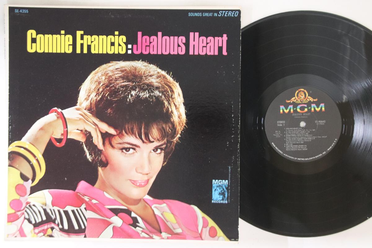 

LP Record CONNIE FRANCIS - Jealous Heart ST90645 MGM 1966 US Pop Used