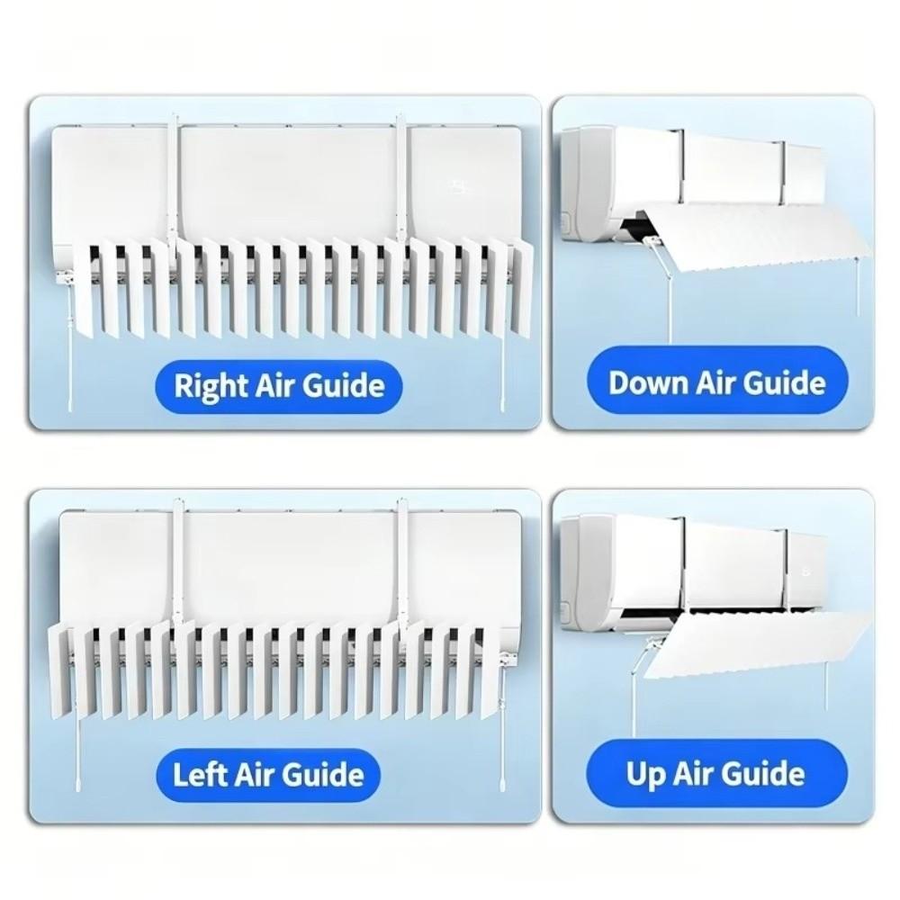 Easy Installation Air Conditioner Windshield Wall-Mounted Air Outlet Baffle Indoor Cooling