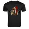 Native Skull Chief Crossed Axes Tribal Warrior T-Shirt