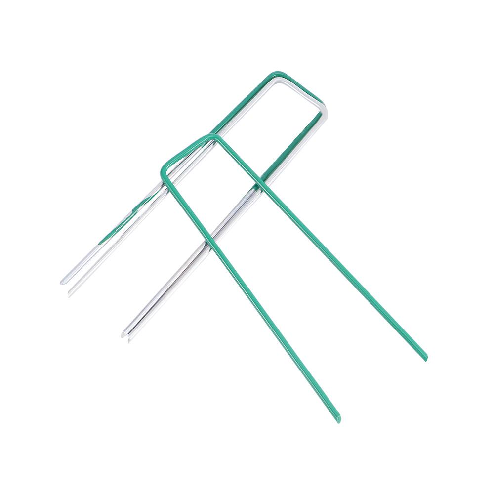 Membrane Fabric U Pins Ground Garden Lawn Artificial Grass Hooks Steel Pegs Turf Nails Staples