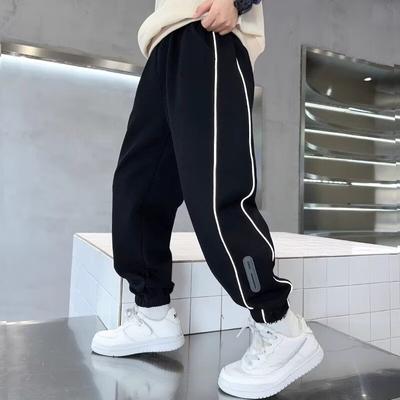 Children's Trousers Boys Spring and Autumn Models New Sports Trousers Boys Casual Trend Cool Middle and Large Children Summer Sweat Trousers