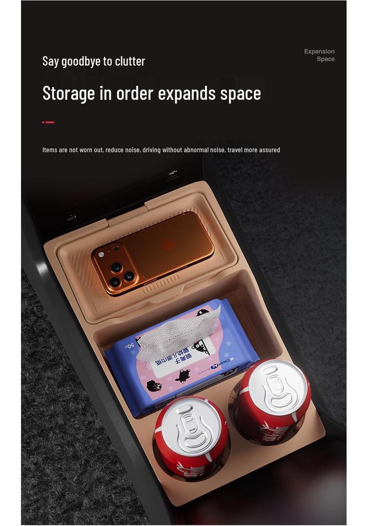 Galaxy A7 Car Center Console Lower Storage Box Modification Kit