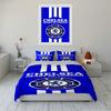 Chelsea Football Club Set Biancheria da Letto Biancheria Copripiumino Set Copripiumino Federe Decorazione per la Casa (1 * Copripiumino 2 * Federe, senza piumino)