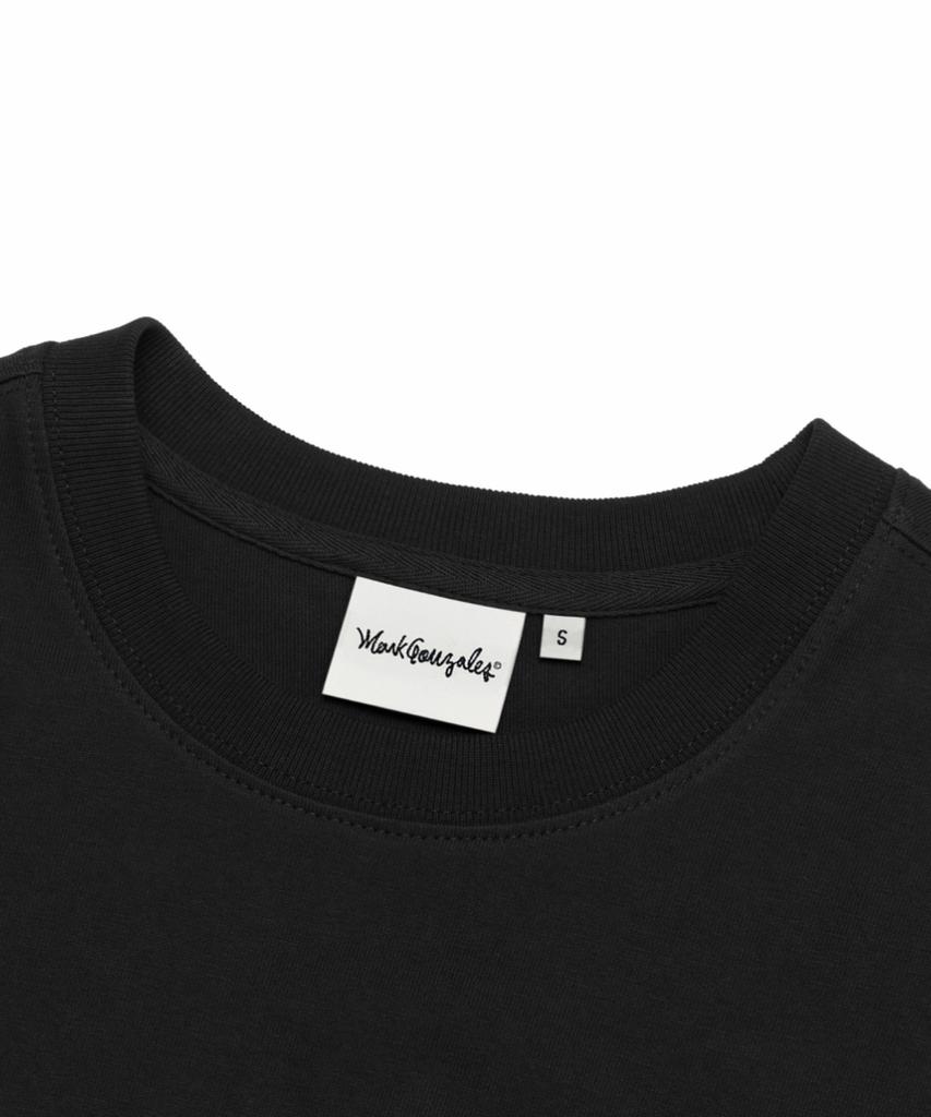 Mark Gonzales Angel Wappen Short Sleeve T-Shirt - Angel Black