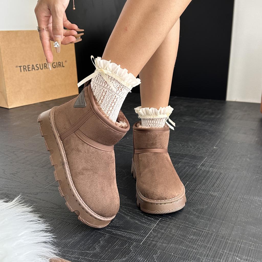Fashion New Women Winter Ultra Mini Boots Designer Australian Platform Leather Warm Ankle Fur Booties Luxury Snow Boots