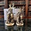 Nordic Retro Creative Home Resin Balance Muse Sitting Ball Decorative Ornament Sculpture Desktop