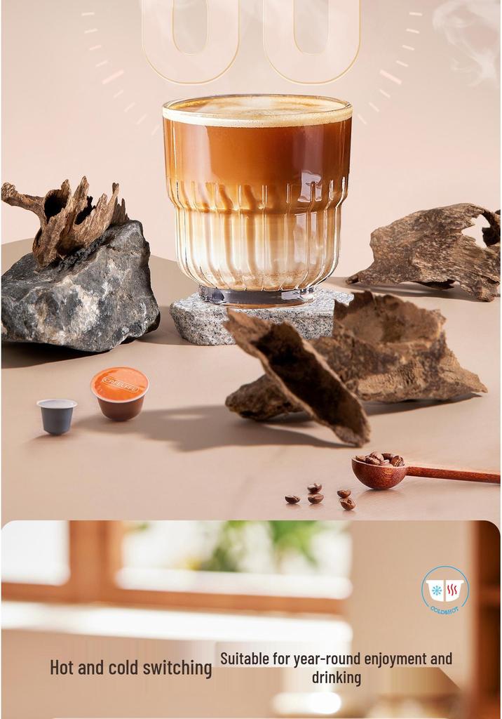 CAFELFFE Portable Capsule Coffee Machine for Home, Office, and Commercial Use