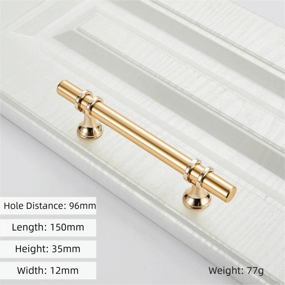 Ergonomic Cabinet Handles Gold Finish Door Handle Modern Simple Kitchen Handles  Shoe Cabinet
