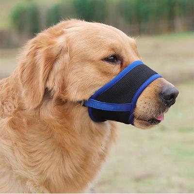 Dog Muzzle Soft Air Mesh Dog Mouth Cover Breathable Drinkable Adjustable Pet Puppy Muzzle To Prevent Anti Biting Barking Chewing