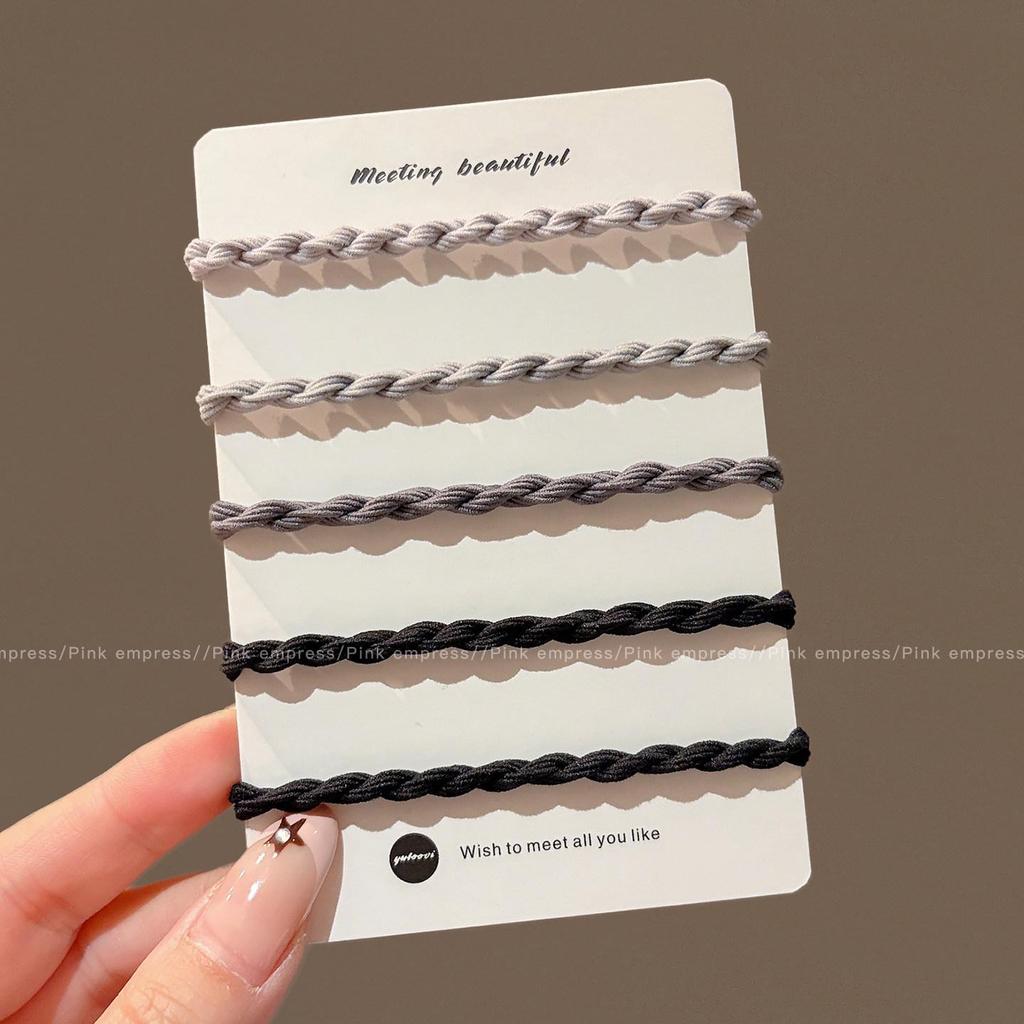Elastic Women's Hair Ties 2025: Durable High-Elasticity Ponytail Bands