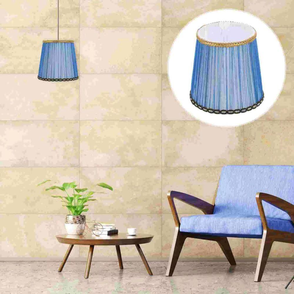 Wear‑resistant Table Lamp Cover E14 Bulb Chandelier Lampshade Safe Cloth Lamp Shade  Bedroom
