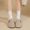 Fashion 2025 New Suede Shoes for Women Cork Footbed Sandals with Arch Support Fashion Nonslip Outdoor Beach Slippers Home Shoes