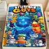 1PC Stumble Guys Clash Blanket, High Quality Comfortable for All Seasons, Home Decor, Warmth and Comfort
