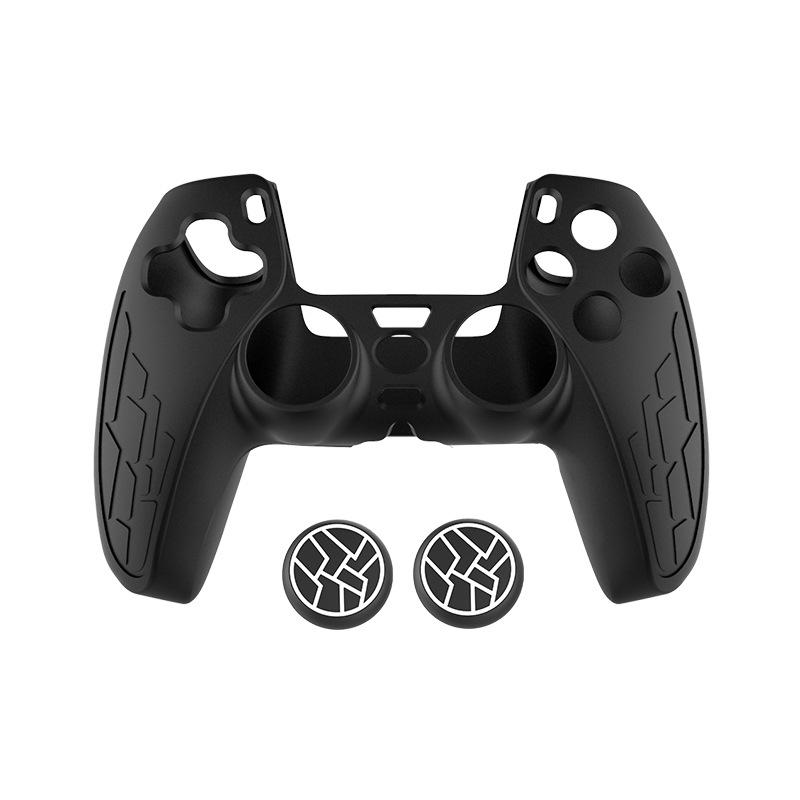 PS5 Controller Non-slip Silicone Cover with Spider-Man Joystick Caps