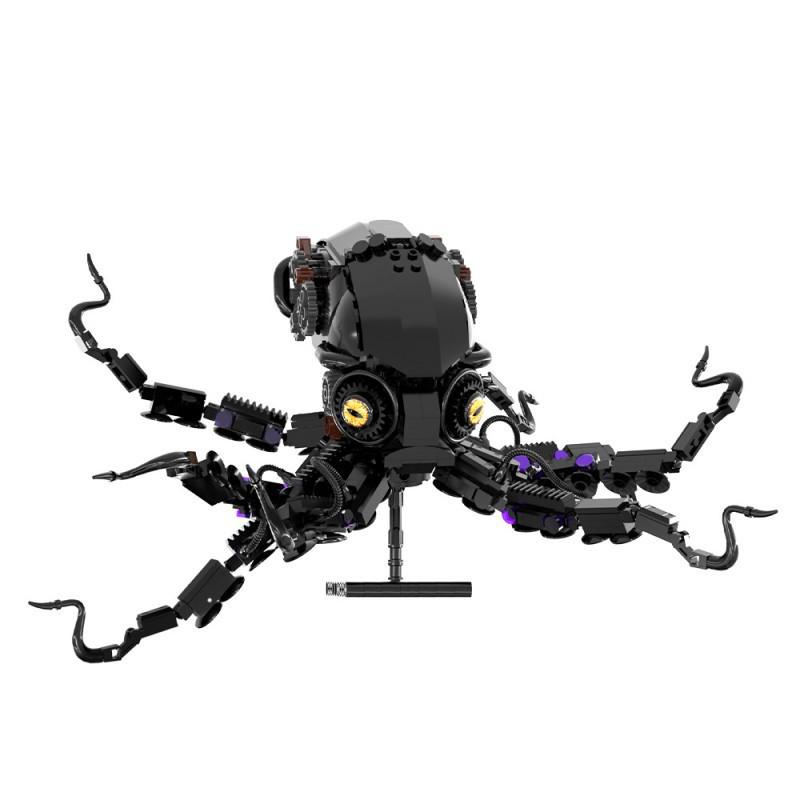 Obsidian Mecha Octopus Action Building Block Model - Treasure Hunt Edition