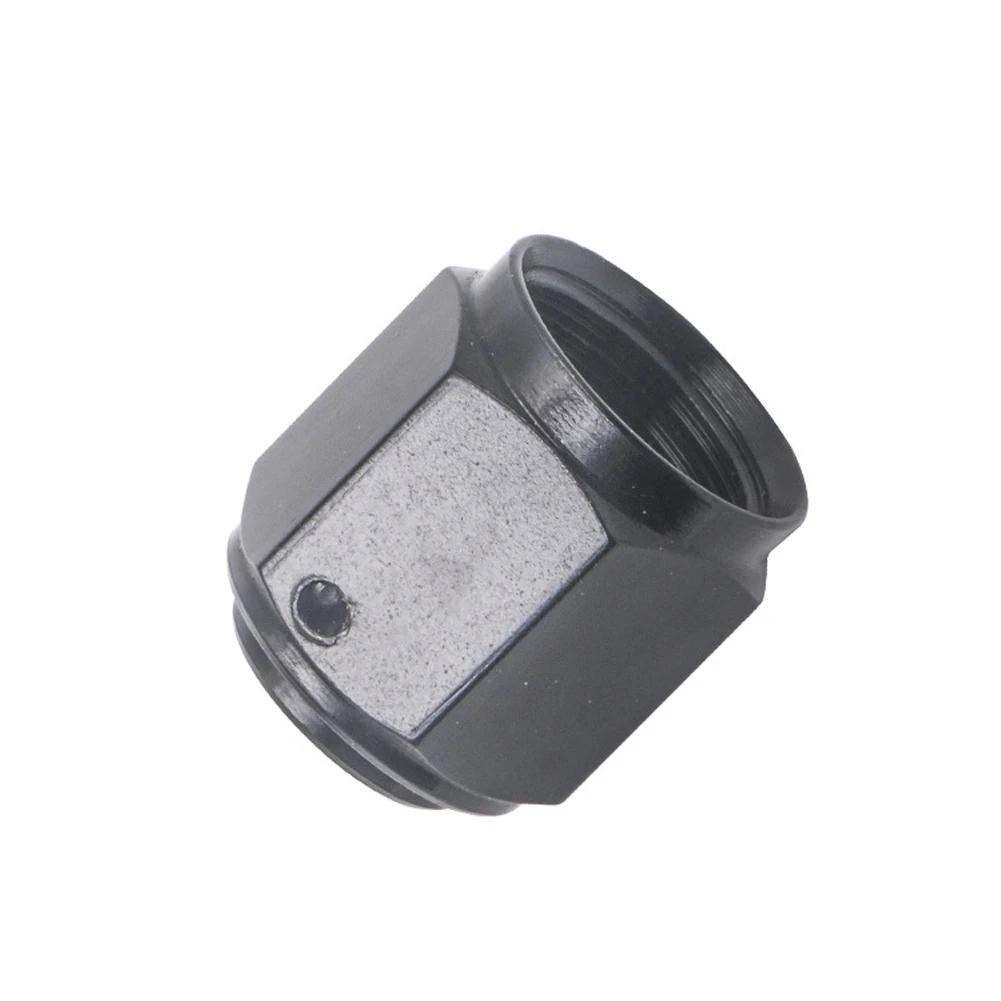 AN4 AN6 AN8 AN10 AN12 Female Flare Cap Block Off Fitting Plug Aluminum Swivel Hex Head Nut Port Adapter for Fuel Oil Line