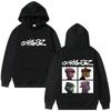 L'Album Rock dei Gorillaz Presenta Stampe a Fantasia su Felpe con Cappuccio Felpe Uomo Donna Hip-hop Alternativo Retro Pullover