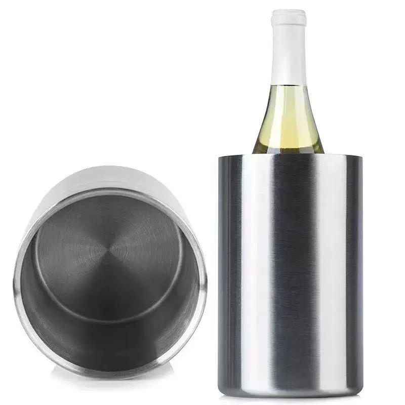 1600ml Double-Layer Stainless Steel Ice Bucket for Beer, Wine, and Champagne