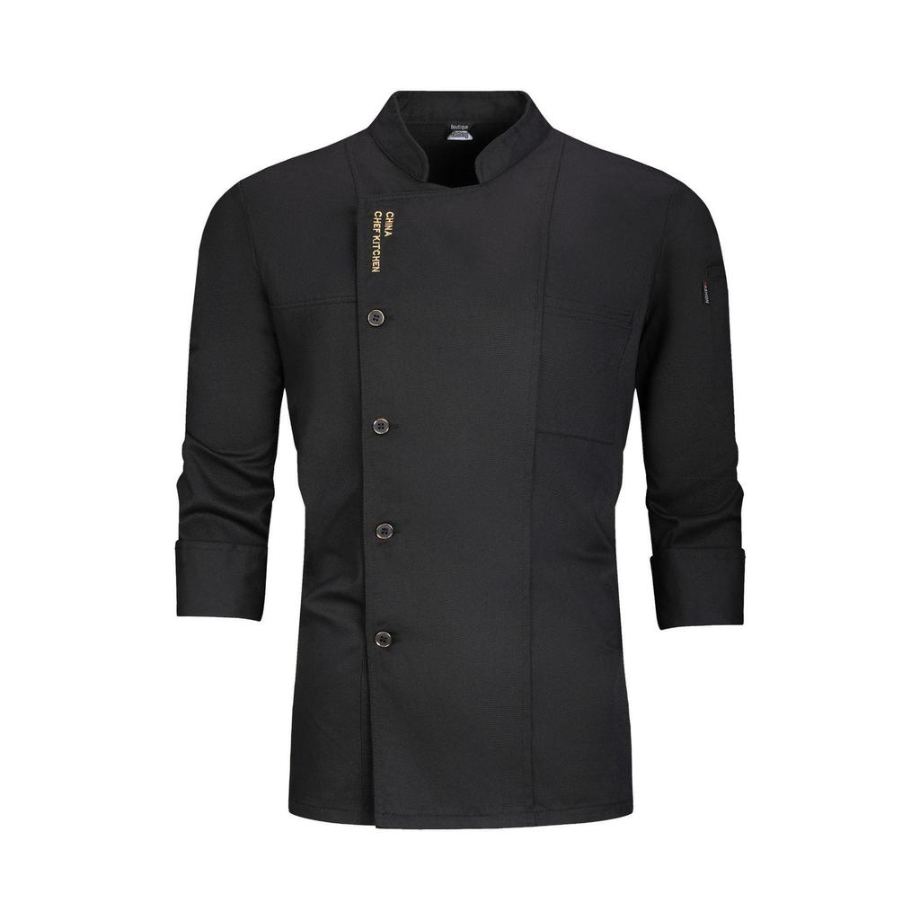 Kuchařská uniforma s vlastním logem: Vodotěsné, Olejivzdorné Pracovní oblečení s dlouhým rukávem pro cateringové a restaurační kuchyně