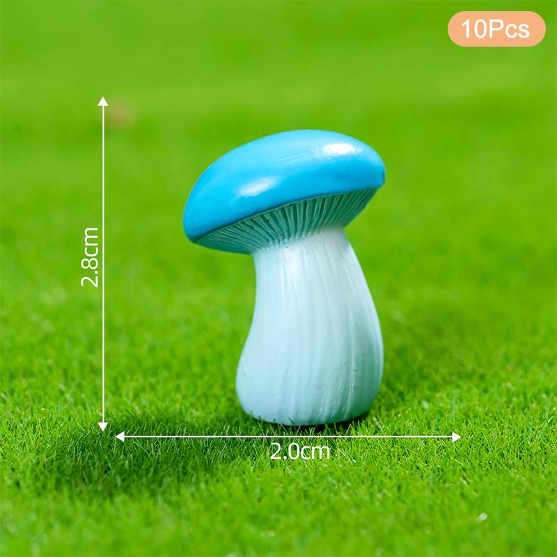 

10 шт. мультяшный грибной эльф поделки своими руками садоводство горшечные декоративные маленькие украшения A4