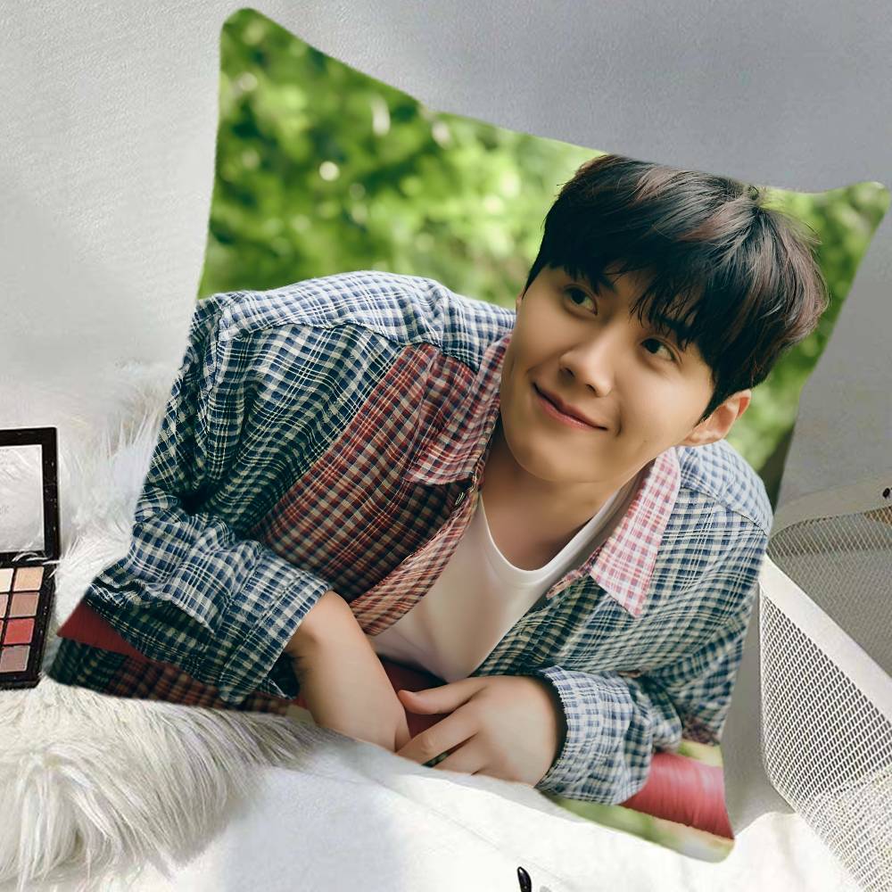 Kim Seonho Pillow Case Square Pillow Bedroom Sofa Leisure Comfort Cushion Car Home Decoration