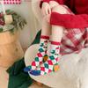 Cotton Happy Christmas Socks Thickened Santa Claus Socks Funny Christmas Socks  Girl