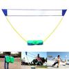 Filet de Tennis Volleyball Portable 3 en 1 Pliable Badminton Support en Maille Ensemble de Badminton d'Extérieur